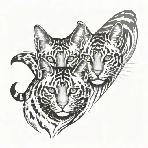 Two Bengals Cats