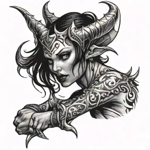Succubus With Blade