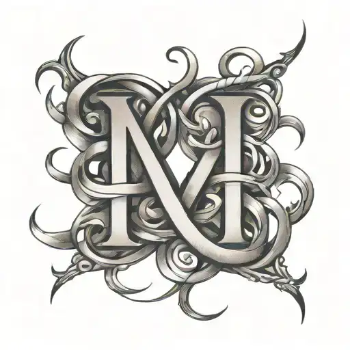 Initials Intertwined