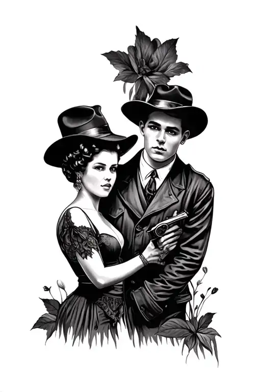 Bonnie And Clyde Inspired Design