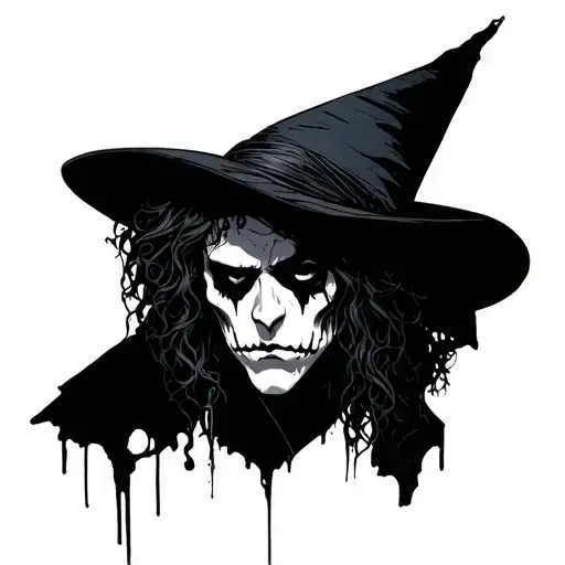 Goth Sad Man Inspired Design