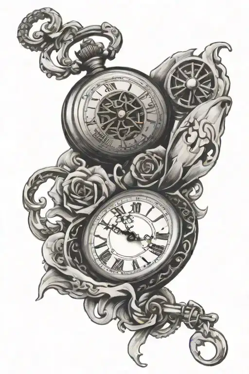 3 Pocket Watch Surrounded