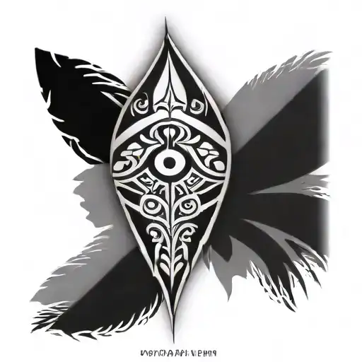 Hawaiian Tribal Tattoo For Males