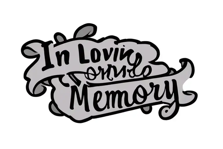 In Loving Memory His Name