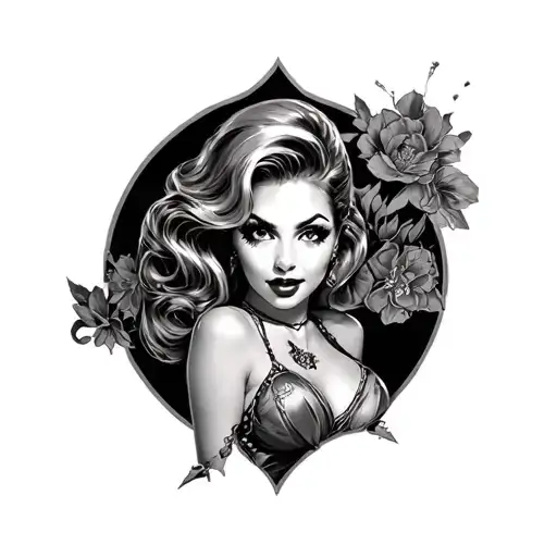 Pin Up Girl On F 16