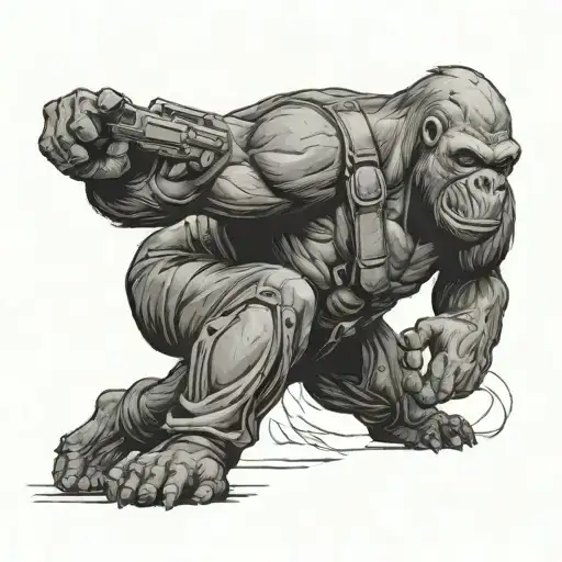 Muscle Gorilla Soilder