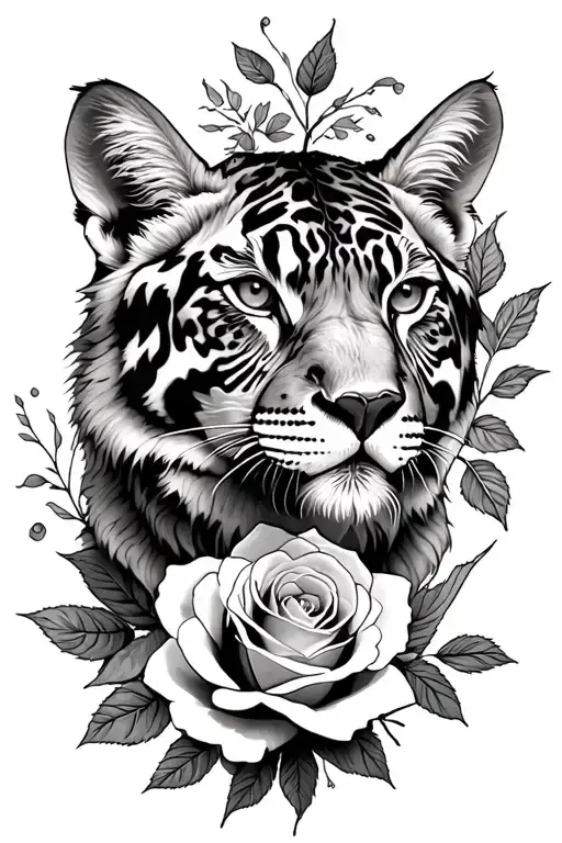 Animal And Rose
