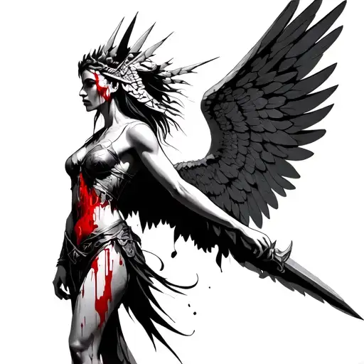 Valkyrie Winged Standing For Profile Injury Blood