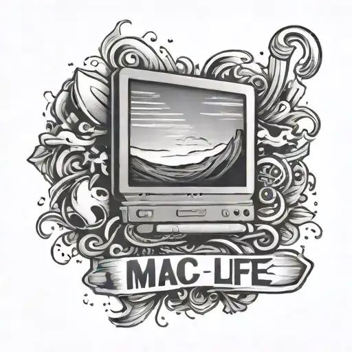 Says Imac For Life With Text