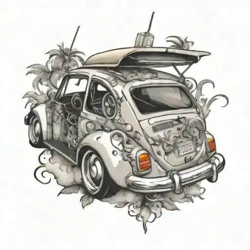 Says Imac For Life With A Vw Golf Car Surrounded