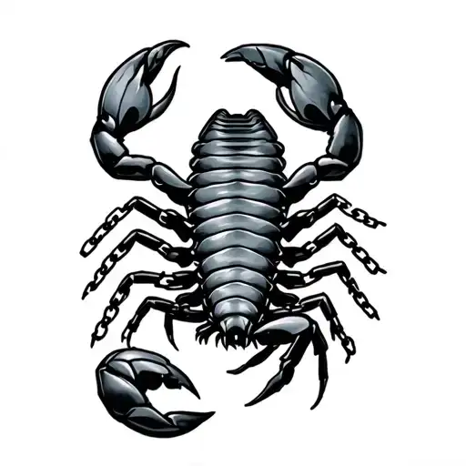 Scorpion With Chains