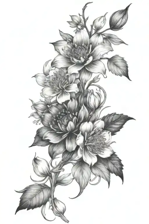 Wild Flowers Intertwined
