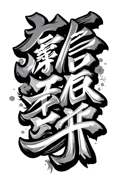 Japnese Lettering For Family