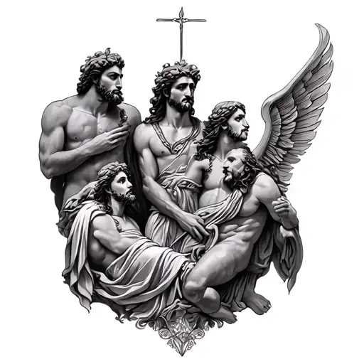 Greek Mythology Gods Watching Olympus