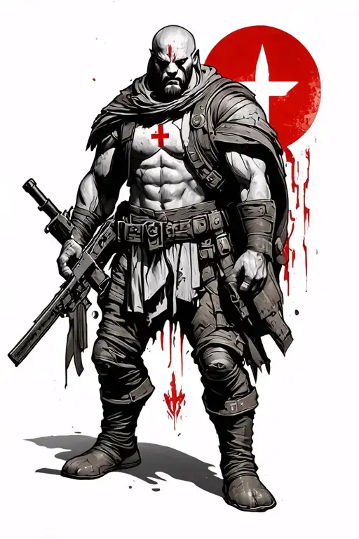 Combat Medic And God Of War Collab