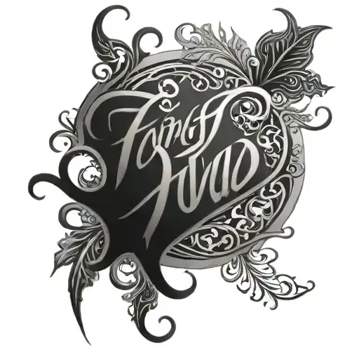 Forough And Sajjad Calligraphy Style