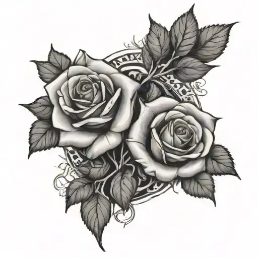 Roses With Tree Of Life