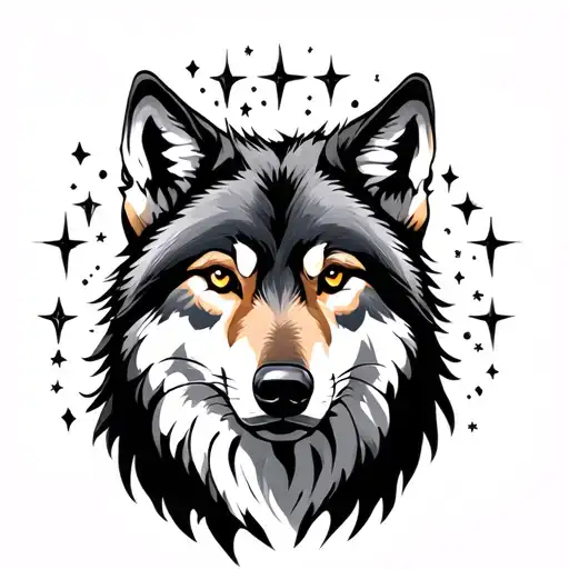 Wolf And Stars