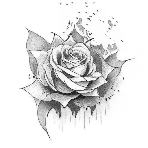 A Tattoo Sleeve Representing The Connection Between Love And Life