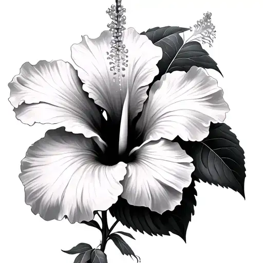 Hibiscus Flower Growing
