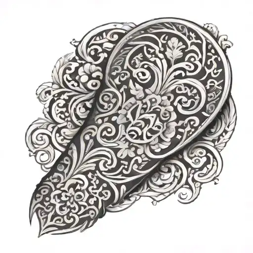 Tooled Leather Sleeve