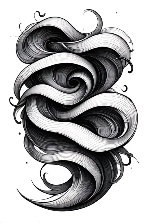 Wavy Abstract Line Work