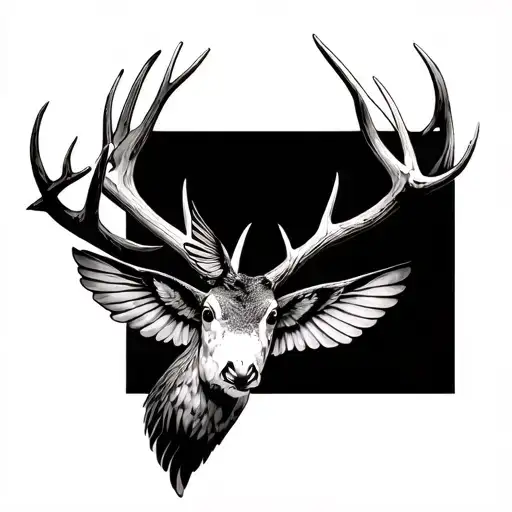 Deer Antlers Ducks Humming Birds Snap Dragons