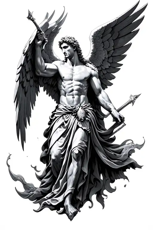 Archangel Michael Striking
