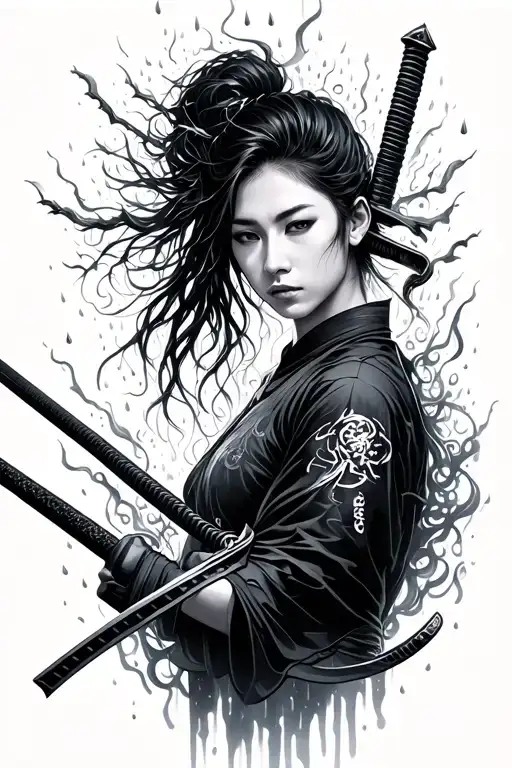 Katana Surrounded My Rain