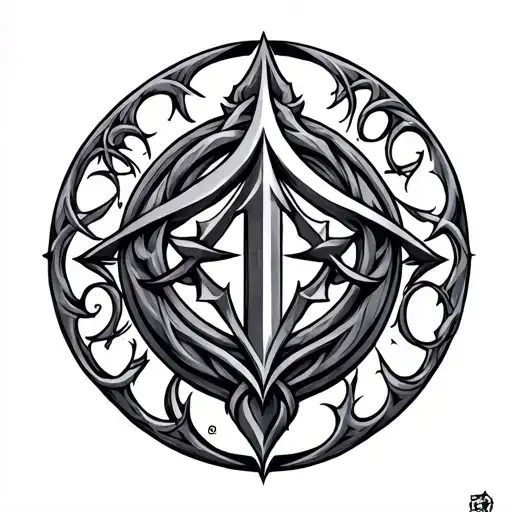 Bts Symbol With Shadowhunter Runes Engraved