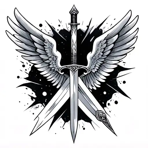 Swords And Wings Open And Hope