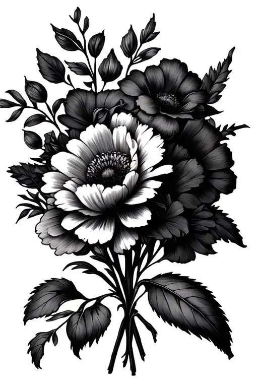 April And November Birth Flower Bouquet