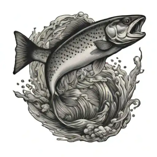 Trout Jumping
