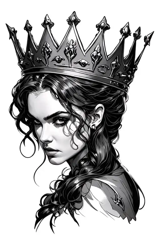 Scarlet Witch Crown As A Tramp Stamp