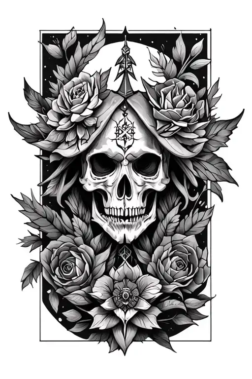 Make A Arm Tatto Nordic Style With Gothic Elements