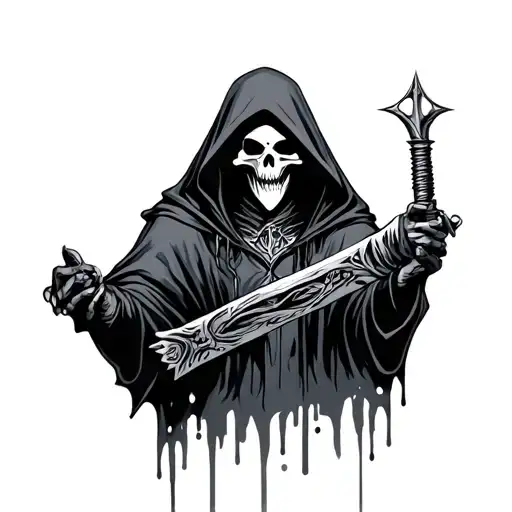 Hooded Reaper Holding