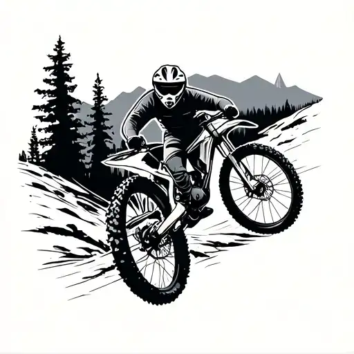 Downhill Mountain Bike
