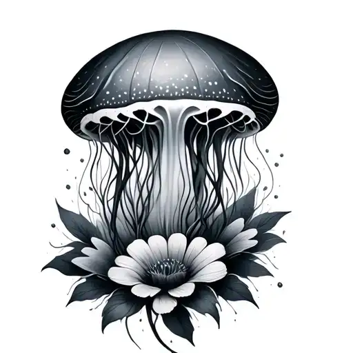 Mantaray Jellyfish Flowers Books Simplicity Love