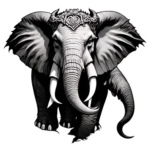 Demon And Elephant