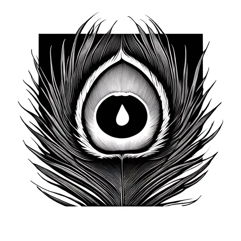 Peacock Feather Eye Symbol