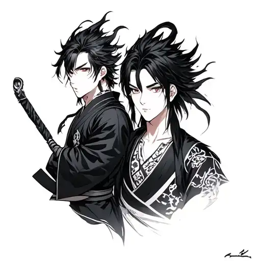 Demon Slayer Tomioka Y Tanjiro