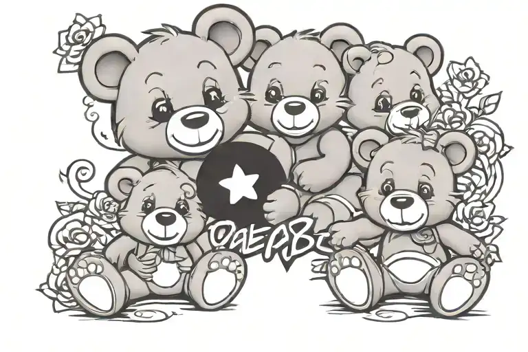Carebear Name Written Gang