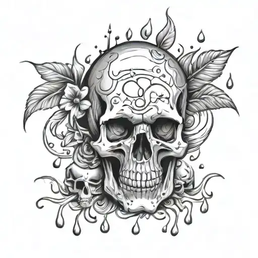 Antidepressants And Skull And Rain