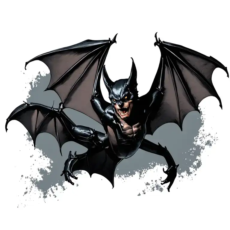 Bat Swooping In