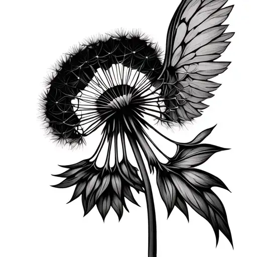 Dandelion Wing Left One
