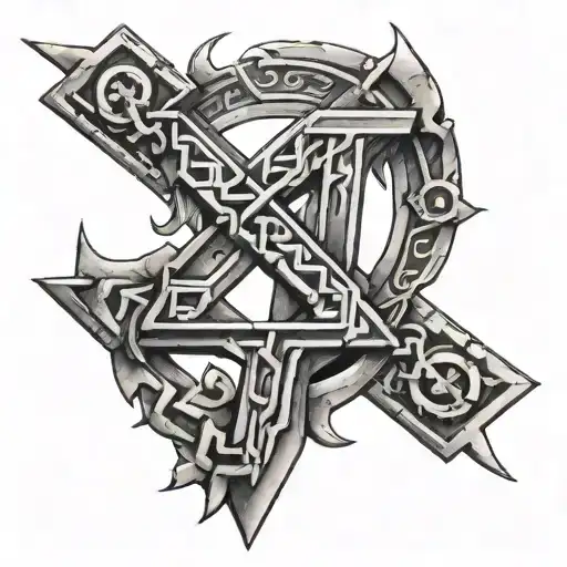 Cybernetic Viking Runes
