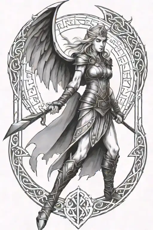 Norse Runes And Freya