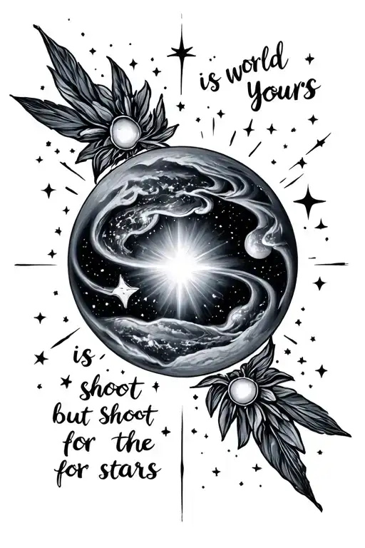 The World Is Yours But Shoot For The Stars