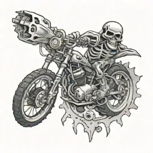 Sprocket Skulls Dirtbike