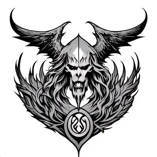 Sigil Of Lucifer Tattoo Inspired
